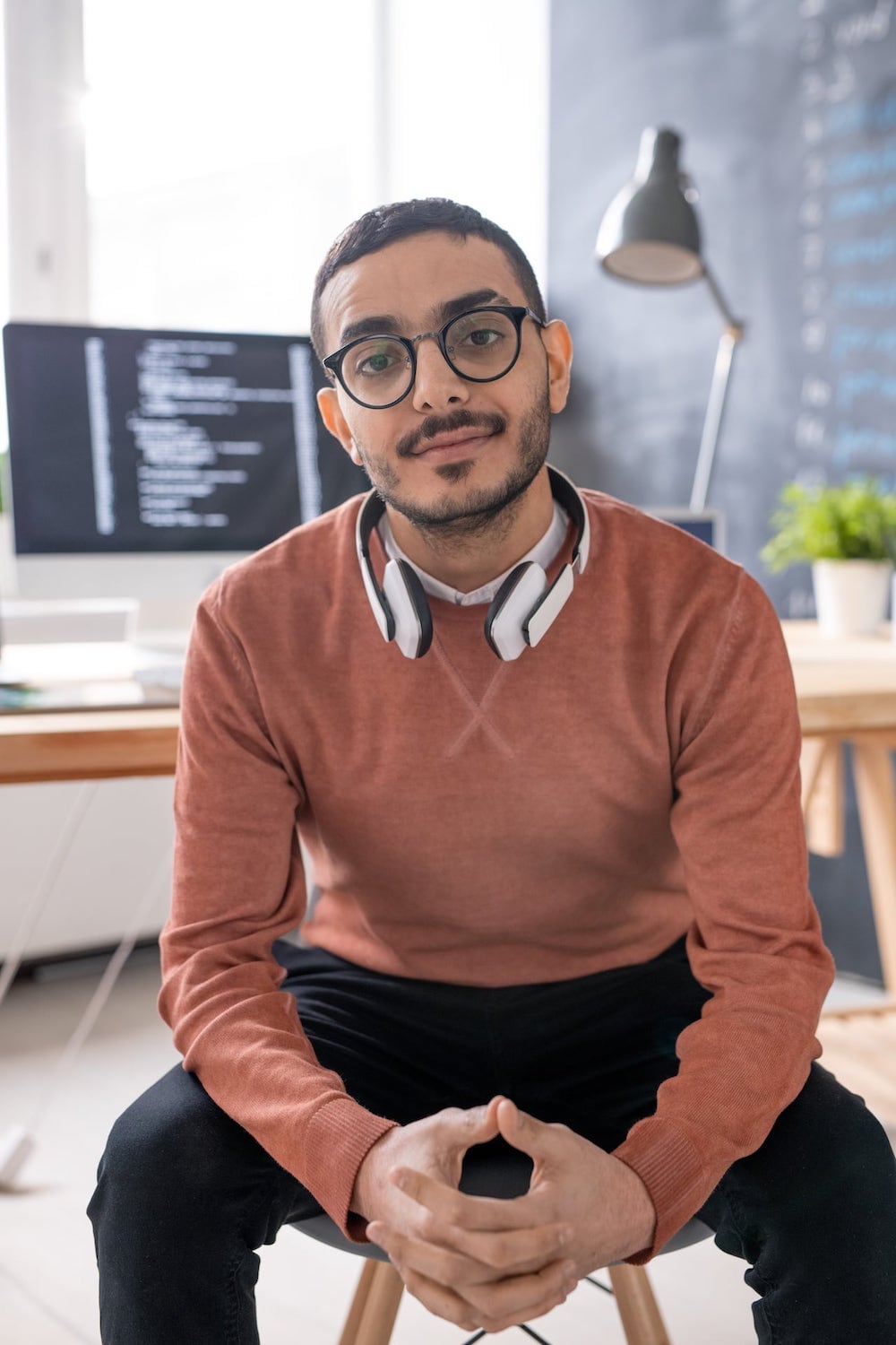 Marketer Looking at Tablet